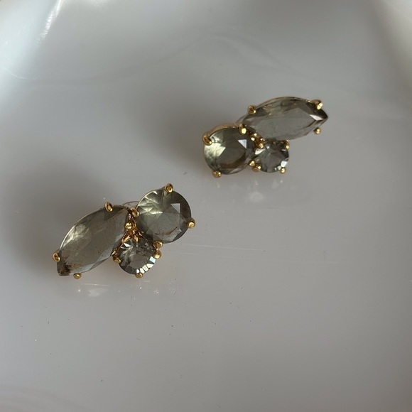 Kate Spade Gold and Gray Earrings - Picture 2 of 4